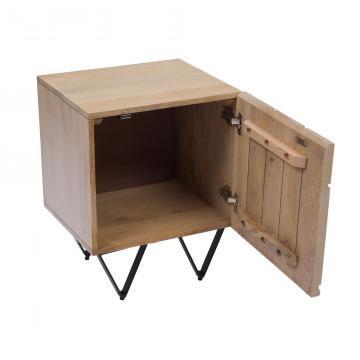 Chevet 1 Porte Sophie Acacia Naturel