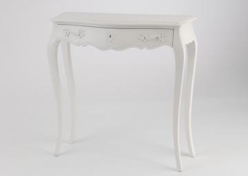 Console 1 Tiroir Murano Blanc PM