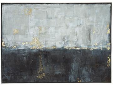Tableau Black Cloud Blanc d'Ivoire 180*130