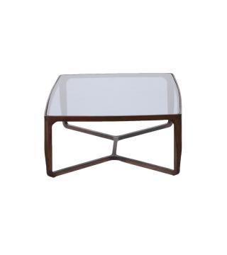 Table Basse Rectangulaire Arco Frêne Verre Athezza