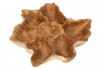 Plateau Décoratif Ella Teck Naturel GM