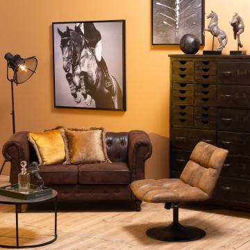 Fauteuil Marcus Simili Cuir
