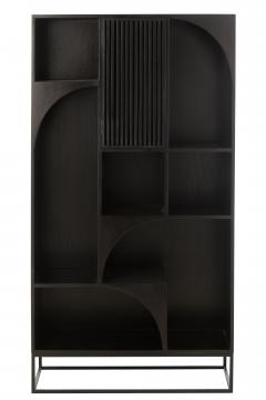 Bibliothèque Etagère Mode Manguier Noir