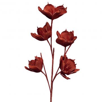 6 Fleurs Alesia Brique H100cm