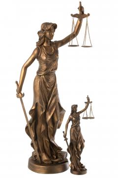 Statue Femme Justice H84cm