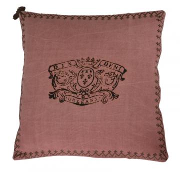 Coussin Grimoire Lin Chaudron Coquecigrues 45x45