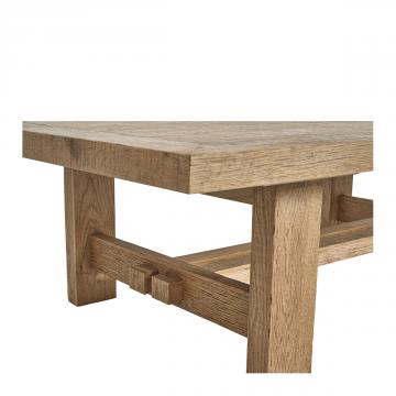 Table Basse Marcelle Chêne Clair Blanc d'Ivoire