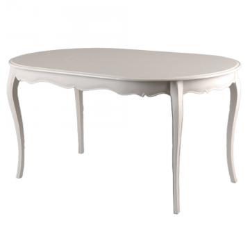 Table à Manger Ovale Murano Blanc Amadeus