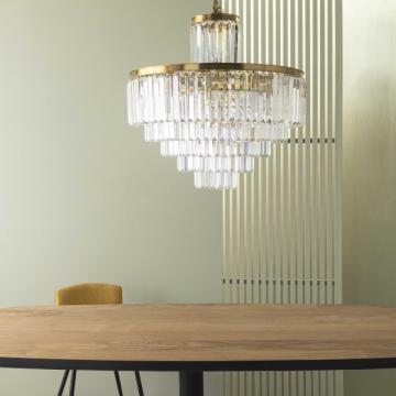 Lustre Fulgurant Doré 22 Lampes