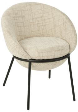 Chaise Tissu Chiné (4 couleurs)