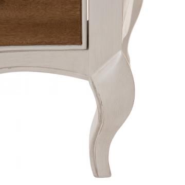 Commode 3 Tiroirs Loberon Blanc Chêne