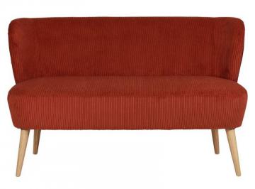 Canapé 2 Places Eléonore Terracotta