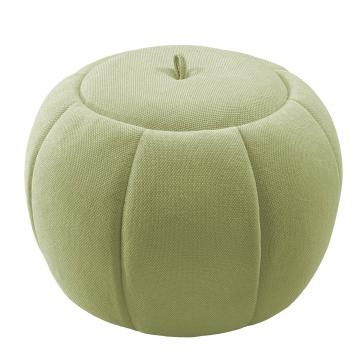 Pouf Coffre Rond Pumpkin Vert