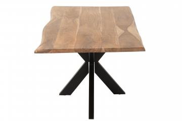 Table à Manger Rectangulaire Acacia Naturel 180cm