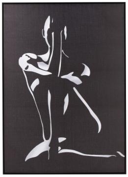 Tableau Cadre Femme Noir et Blanc XL