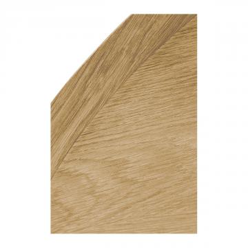 Table à Manger Maxine Chêne Clair Blanc d'Ivoire 230cm