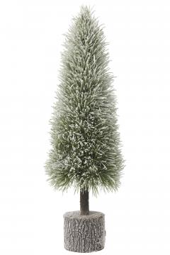 Sapin de Noël Led Neige Vert H75cm