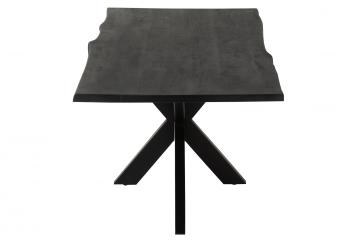 Table à Manger Rectangulaire Acacia Noir 200cm