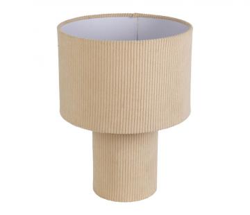 Lampe Element Ecru Velours Côtelé