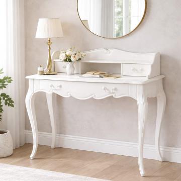 Bureau Bois Apolline  Crème Antique