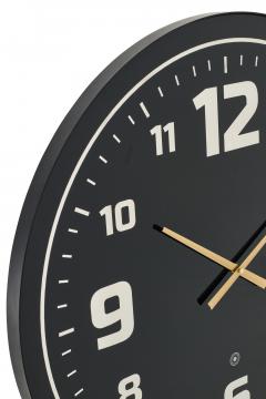 Horloge Murale Led Lumière Jaune