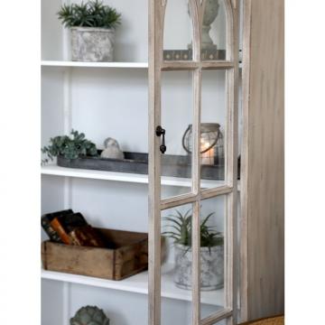 Armoire Vitrine Bois Sable