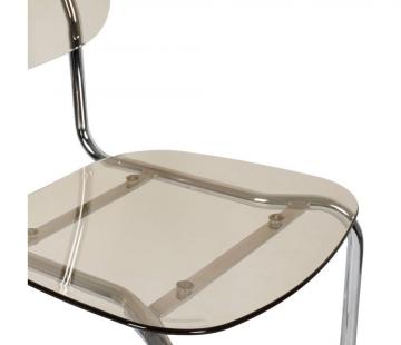 2 x Chaises Seventies Fumé Vintage