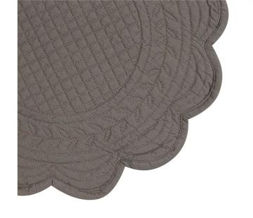 6 x Sets de Table Ronds Boutis Poivre