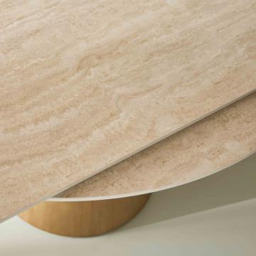 Table Ronde Céramique Lumio avec Allonges