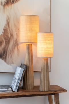Lampe Parapluie Bois Naturel PM