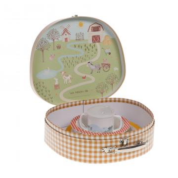 Coffret Valisette Déjeuner 5 Pièces Justin Enfant