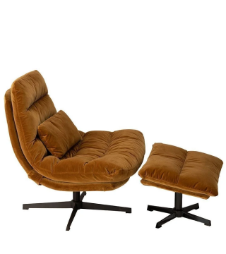 Repose Pied pour Fauteuil Wilmington Camel