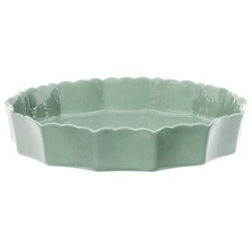 Plat à Tarte Vert d'Eau Coté Table