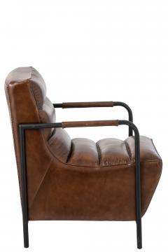 Fauteuil Cuir Indus Vintage