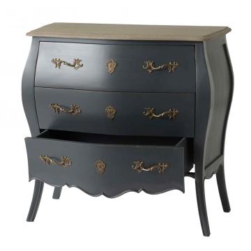 Commode 3 Tiroirs Murano Celeste