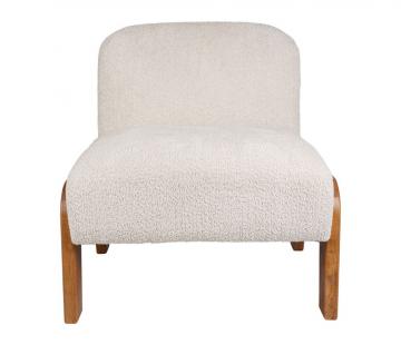 Fauteuil Elément Ecru Bouclettes