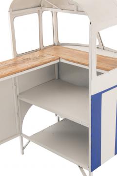 Meuble Bar Van Vintage Ligné Bleu
