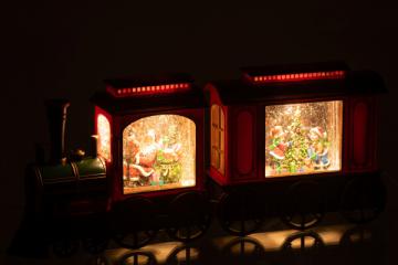 Train Led Musique Père Noël