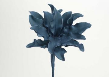 6 Fleurs Cumbia Bleu 54cm