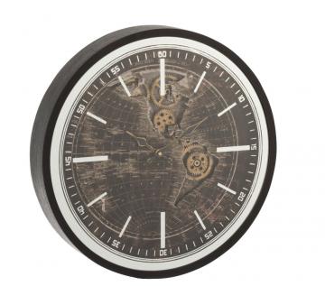 Horloge Ronde Mappemonde Antic