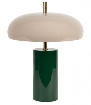 Lampe Arty Métal Emeraude / Ecru