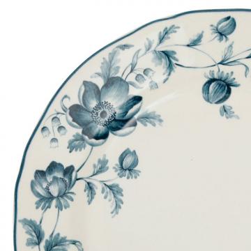 6 Assiettes Plate Margaux Bleu Comptoir de Famille