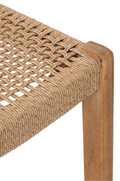Chaise de Bar Taghazout Teck Naturel