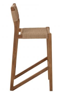 Chaise de Bar Taghazout Teck Naturel