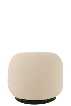 Fauteuil Pivotant Lounge Neige Blanc