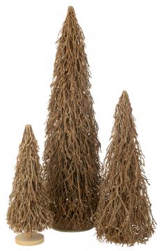 Sapin de Noël Arbre à Thé Bois Naturel 180cm