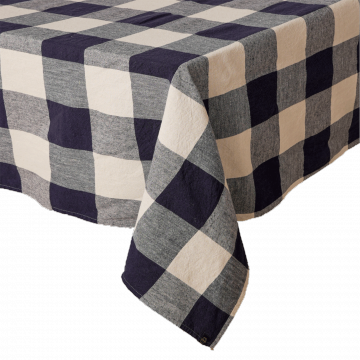 Nappe Palma Encre Lin-Coton (3 tailles)