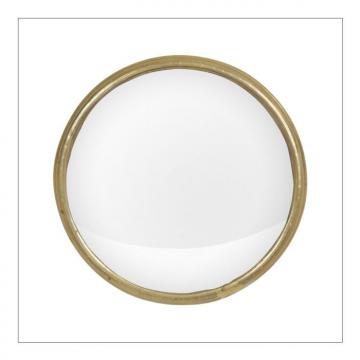 Miroir Sorcière Rond Edman Laiton Doré ø14.5cm