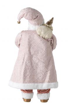 Père Noël Rose Clair H90cm