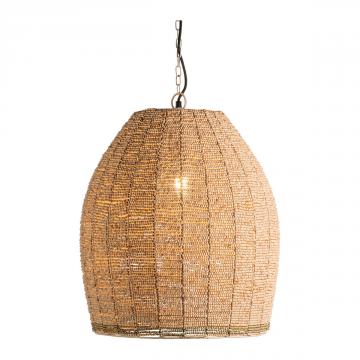 Suspension Gaya Perles en Bois